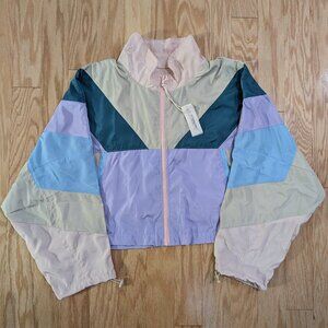 NWT Blank NYC Windbreaker Jacket Color Block